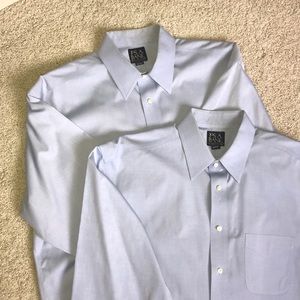2 Jos A Bank traveler’s collection shirts